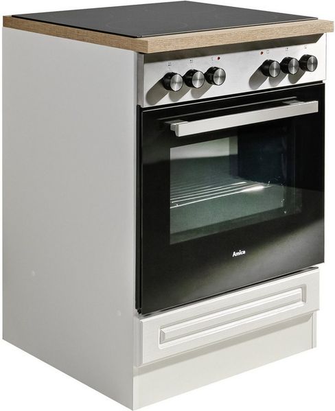 wiho Küchen Herdumbauschrank Linz 60 cm breit, in Landhaus-Optik