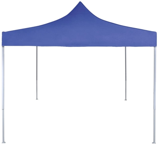 vidaXL Profi-Partyzelt Faltbar 2×2 m Stahl Blau 48877