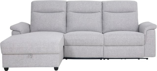 Home affaire Ecksofa BRIONNE, L-Form, 255cm, manuelle u. elektrische Funktion (USB A/C), Liegefunktion, Stauraum, Federkernpolsterung, Webstoff Bild 4