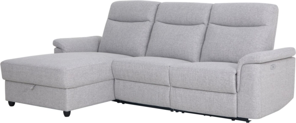 Home affaire Ecksofa BRIONNE, L-Form, 255cm, manuelle u. elektrische Funktion (USB A/C), Liegefunktion, Stauraum, Federkernpolsterung, Webstoff Bild 3
