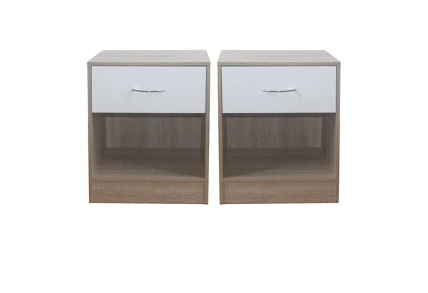 HTI-Living Nachtkommode Nachtschrank 2er-Set Thekla 4050 (Set, 2 St, 2 Nachtkommoden), Nachttisch Nachtkommode
