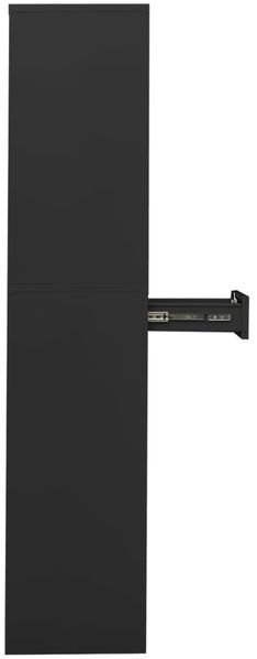 vidaXL Büroschrank Anthrazit 90x40x180 cm Stahl gehärtetes Glas 336424 Bild 4
