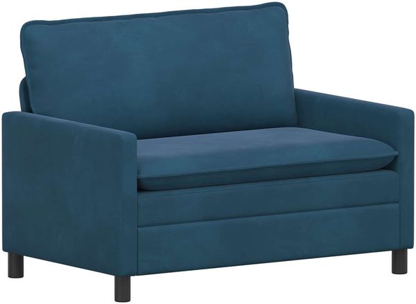 vidaXL Sofa Set 2 pcs Blau Samt 3417033 Bild 4