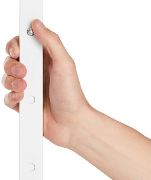 3x3 m Faltpavillon, ECONOMY Stahl 30mm, Seitenteile mit Sprossenfenstern, schwarz Bild 8