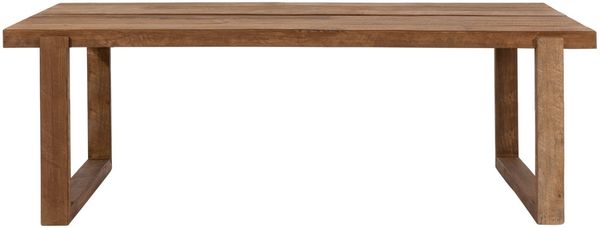 Esstisch Classic aus recyceltem Teakholz, Massiv, rechteckig, Natur, 220 cm, für 6-8 Personen