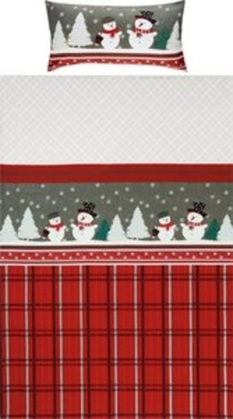 REDBEST Bettwäsche Bettwäsche, Biber, 2 teilig, Karo Bild 6