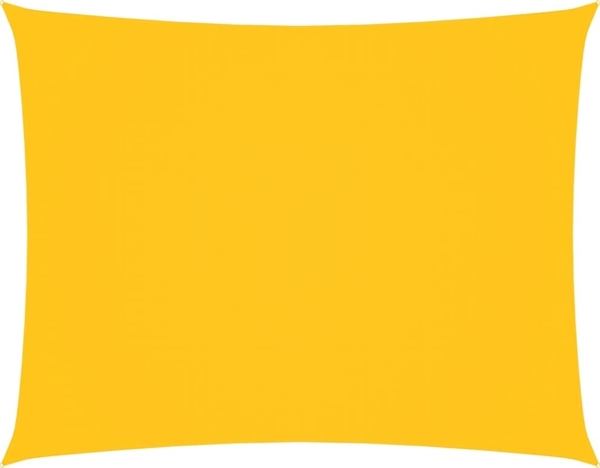 vidaXL Sonnensegel Oxford-Gewebe Rechteckig 4x6 m Gelb 135602