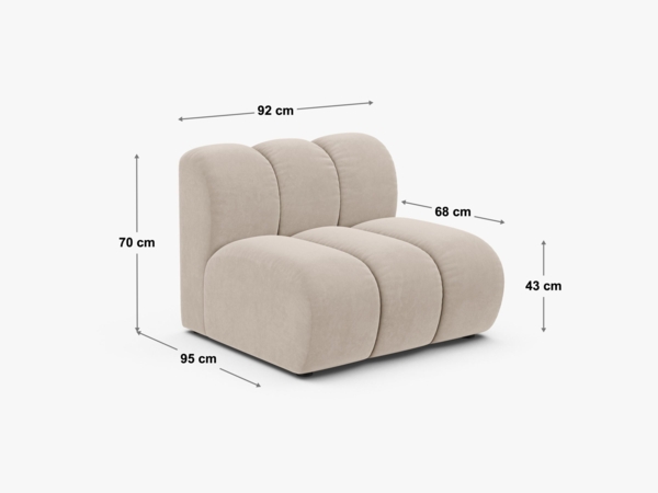 Micadoni Armloses Modul Lupine Boucle Baloo Dunkel-Olivgrün Bild 6