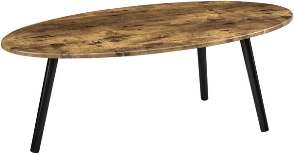 Couchtisch Viborg 109,5 x 59,5 x 39,5 cm dunkler Holzton en. casa