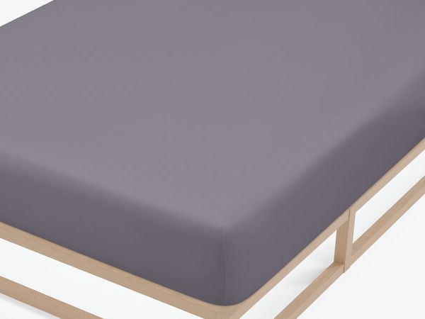 biberna Feinjersey-Spannbetttuch 0077144, silbergrau, 1x 60x120 cm - 70x140 cm