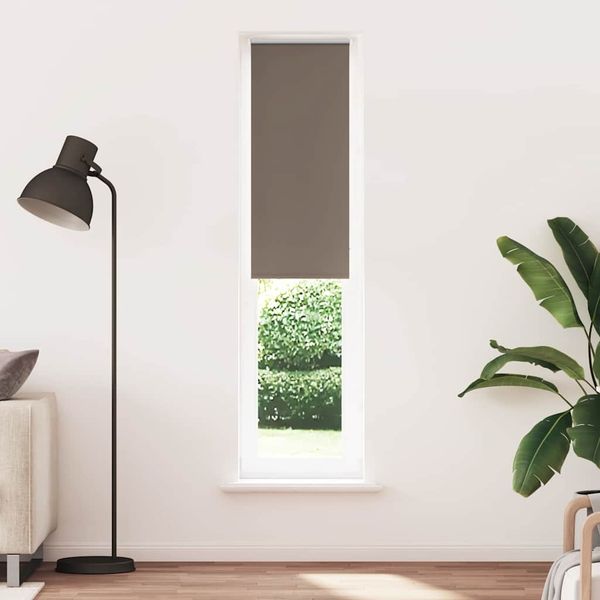 vidaXL Verdunkelungsrollo Kaffeebraun 40x210cm Stoffbreite 35,7 cm 4011038
