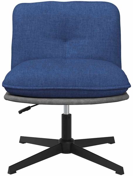 vidaXL Bürostuhl Drehbar Blau Stoff 4105393 Bild 4