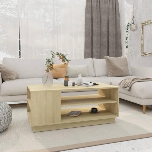 vidaXL Couchtisch Sonoma-Eiche 102x55x43 cm Holzwerkstoff 810283