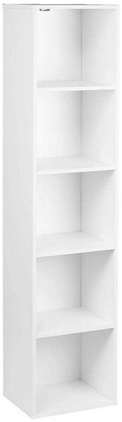 Bücherregal mit 5 Ebenen Modell Kuep weiß