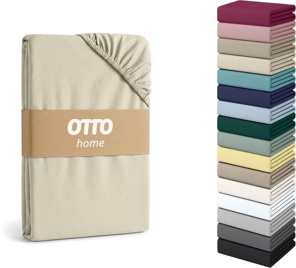 OTTO home Spannbettlaken Physalis Topper COMFORT, Jersey, Gummizug: rundum, (1 Stück), bis 10 cm Höhe, Bettlaken, Laken, in Comfort & Premium Qualität
