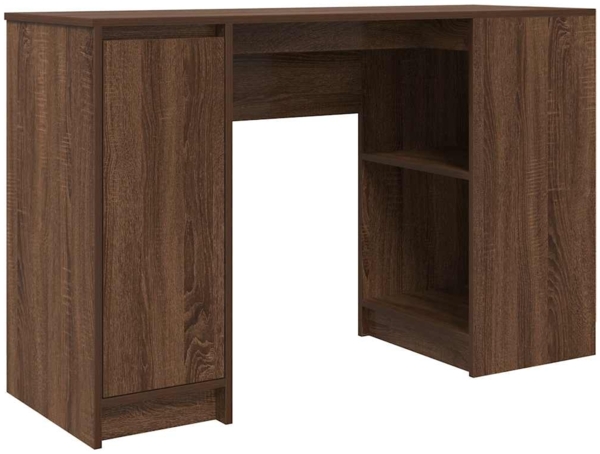 vidaXL Schreibtisch Braun Eichen-Optik 120x42x76 cm Holzwerkstoff 861820