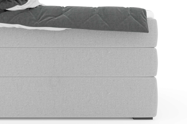 99rooms Dante Boxspringbett Velours KRONOS Dunkelgrün Taschen-Federung 180x200 cm Bild 6