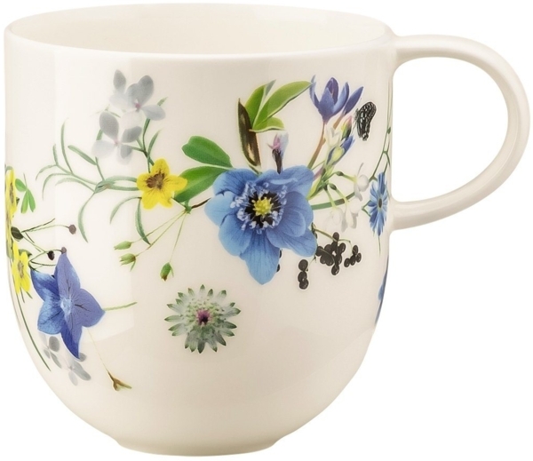 Becher mit Henkel Brillance Fleurs des Alpes Rosenthal Becher - Mikrowelle geeignet, Spülmaschinengeeignet