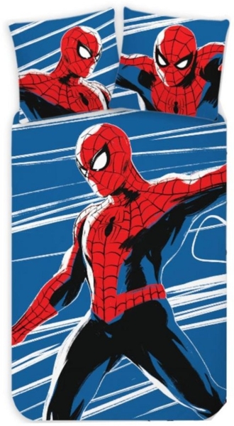 Spiderman Babybettwäsche Spiderman Baby- / Kleinkinder Bettwäsche in Blau, Glow in the Dark