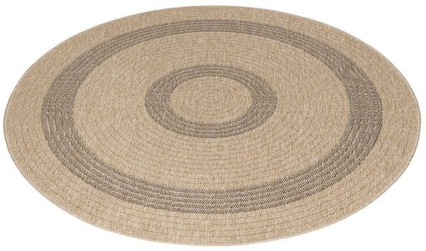 Ayyildiz Teppiche Outdoorteppich COMILLA 0886, rund, Höhe: 8 mm, Pflegeleicht / Strapazierfähig / In- und Outdoor geeignet