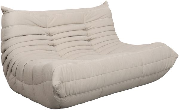 Livin Hill Nua N24-4 Sofa, Baumwollsamtstoff, Schwamm, 70 x 102 x 130 cm