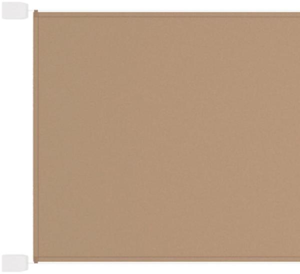 vidaXL Senkrechtmarkise Taupe 60x270 cm Oxford-Gewebe 148395