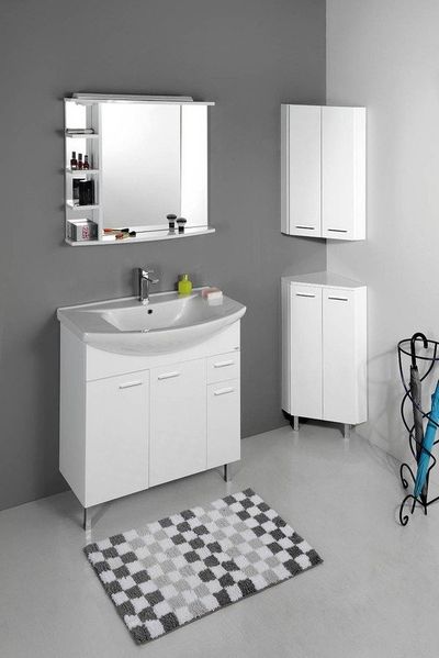 ZOJA/KERAMIA FRESH Eckschrank 35 x 76 x 35 cm, weiß