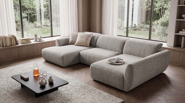 Wohnlandschaft Vela ED Exciting Design mit elektronischem Sitzvorschub