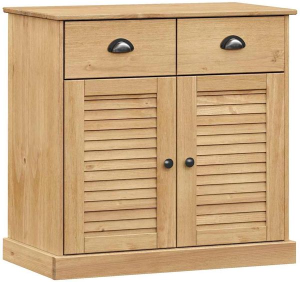 Sideboard, Kommode mit Schubladen 78x40x75 cm Massivholz Kiefer j2204p