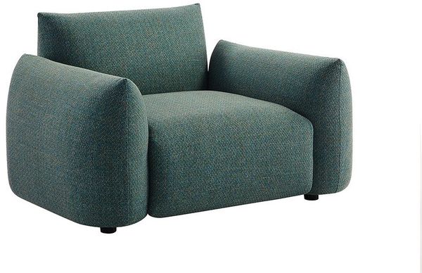 riess-ambiente Gartensessel SEAHAWK türkis - Olefin-Bezug, Aluminium-Gestell, In- & Outdoor (Einzelartikel, 1-St), 1-Sitzer-Sofa mit Polsterung – ideal für Terrasse, Balkon & Garten
