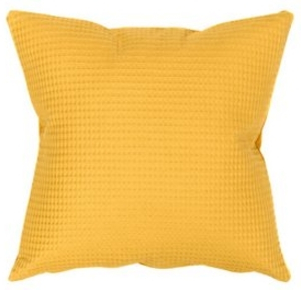 Amilian Dekokissen Dekoratives Kissen 40x40 cm mit Füllung, Waffel Baumwolle Bild 6