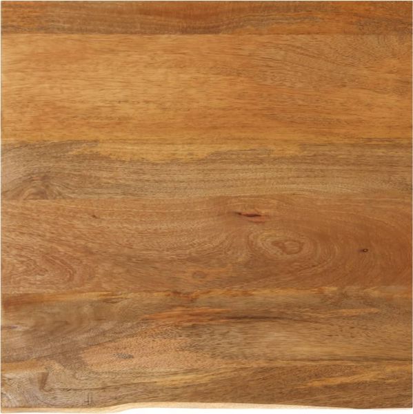 vidaXL Tischplatte mit Baumkante 80x80x2,5 cm Massivholz Mango 370554