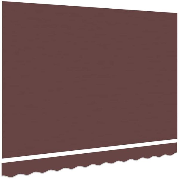 vidaXL Markisenersatzstoff Braun 3,5 x 2 m Polyester 42000458 Bild 4