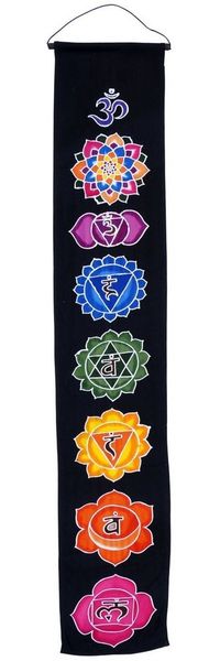 Guru-Shop Wandteppich Boho Wandbehang, Batik Wandschmuck - Mandala., Höhe: 150 mm