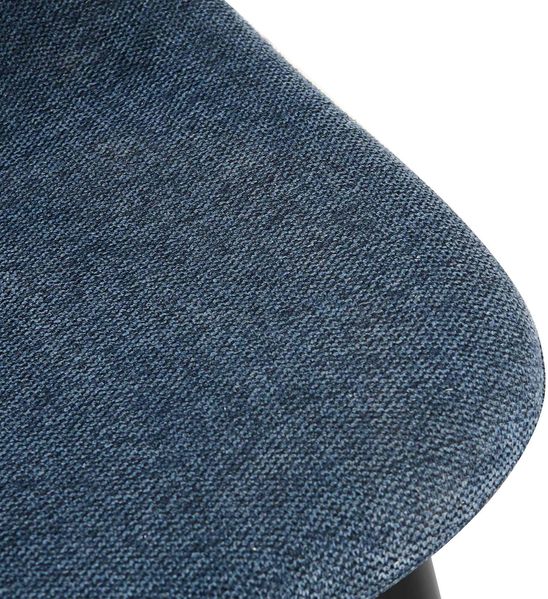 Esszimmerstuhl LISEN - Stoff Dunkelblau 44x51x88 cm | Essstühle Esszimmerstühle Küchenstühle Wohnzimmerstühle Bild 3