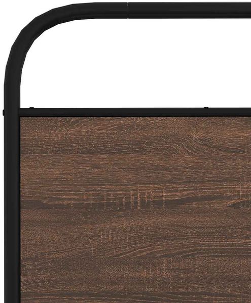 vidaXL Bettgestell ohne Matratze 140x190 cm Braun Eichen-Optik 4100482 Bild 8
