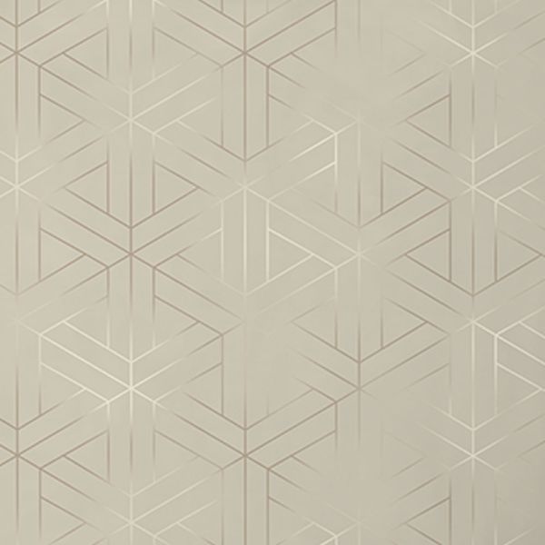 Estella Mako-Satin Bettwäsche 135x200 Luan ecrue uni Waben Rauten 7919-220 Bild 3