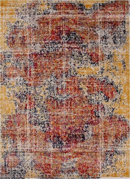 Vimoda Orientteppich Vintage Teppich Orientalisch Optik, Rechteckig, Meliert,modernen Farben, Läufer kurzflor