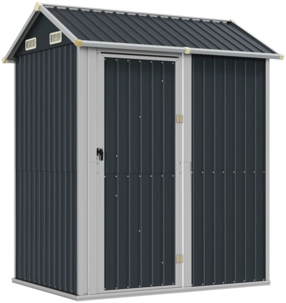 vidaXL Gerätehaus Anthrazit 192x152,5x237 cm Verzinkter Stahl 364531