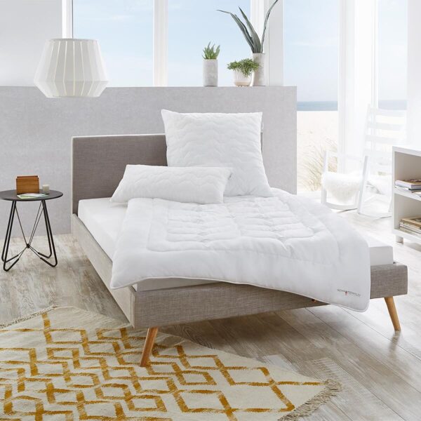 OBB Faserdecke Vierjahreszeitendecke Selma Steppbett 155x220 cm Bild 2