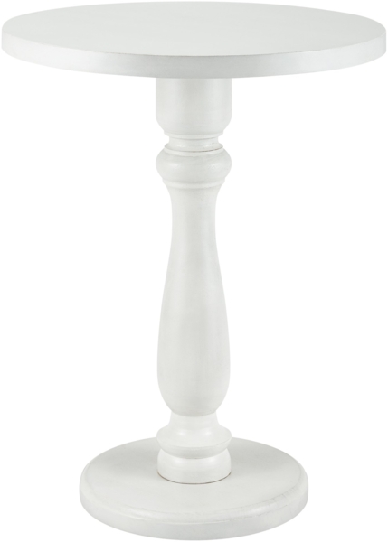 CLP Beistelltisch Adamsville Massivholz Wohnzimmertisch,antik weiß
