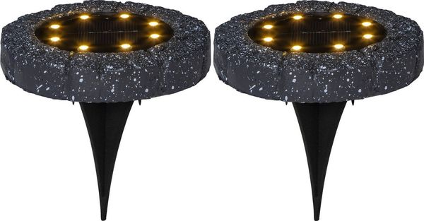 LED-Solar-Rasenleuchte "Lawnlight", 2er Set