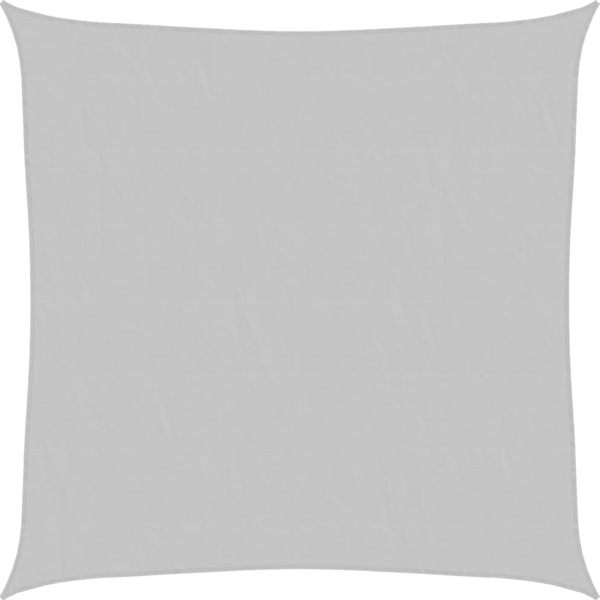 vidaXL Sonnensegel Hellgrau 3,6x3,6 m 100% Polyester Oxford 4000402