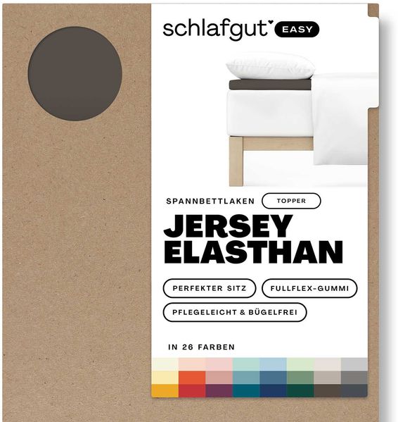 Adam Matheis Topperbezug EASY Jersey BL 120x200 cm beige