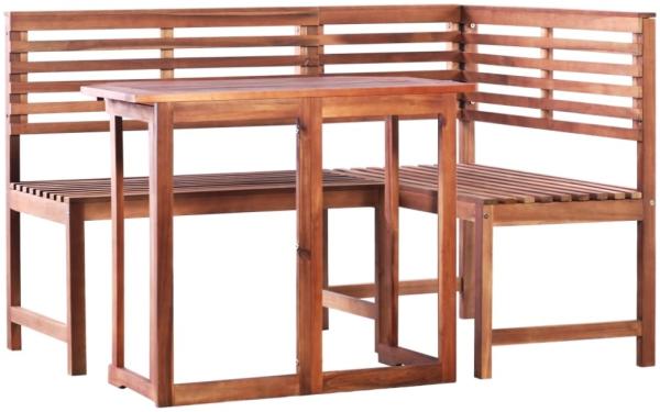 vidaXL 2-tlg. Bistro-Set Akazie Massivholz 44038