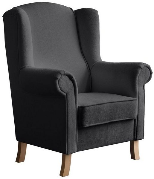 Beautysofa Ohrensessel LEONARDO Sessel Wohnzimmersessel, Fernsehsessel