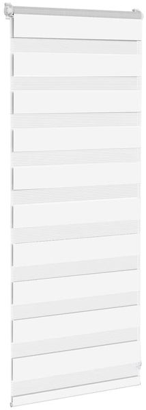 vidaXL Doppelrollo Weiß 65x100 cm Stoffbreite 60,9 cm Polyester 4014722 Bild 3