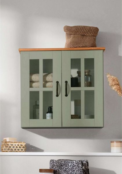 Home affaire Hängeschrank Rodby FSC®-zertifiziertes Massivholz, Griffe Metall, Breite 60cm, Höhe 60cm