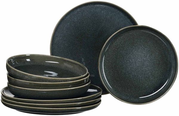 Ritzenhoff & Breker Eda Tafelset 8-teilig Schiefer