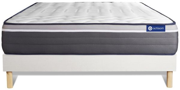 Actilatex plus Matratze 135x200 cm + Bettgestell mit Lattenrost, Härtegrad 5, Latex und Memory-Schaum, Höhe : 26 cm Bild 2